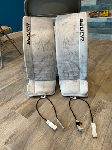 Used 28+1" Bauer GSX Goalie Leg Pads