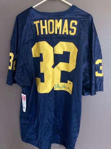 Anthony Thomas Autographed Michigan Wolverines Jersey