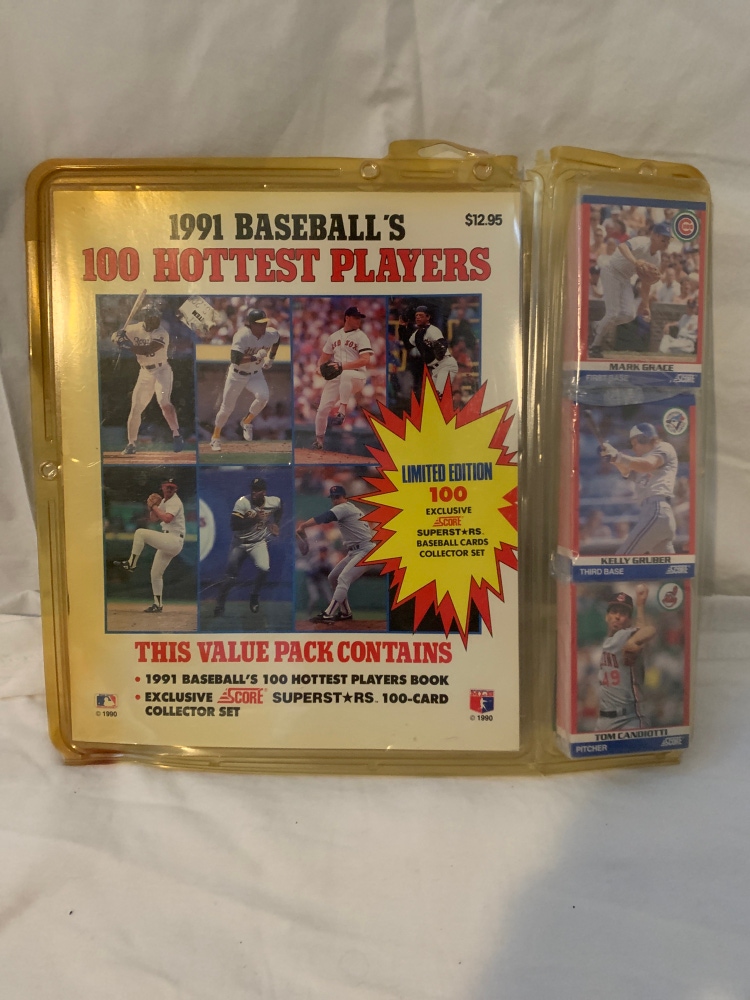 Unopened Box Of Cards And Players Book