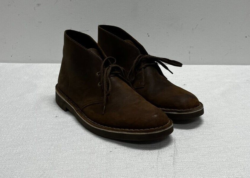 Classic Brown Leather Gum Sole Desert Boots US Men's 12 EU 46 EXCELLENT |