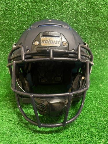 Adult Large - Schutt F7 VTD Football Helmet - Navy Blue