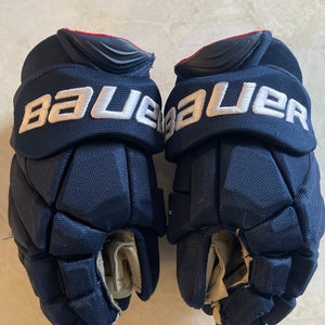 Bauer 14" Vapor 1X Pro Lite Custom Gloves Custom Navy Blue