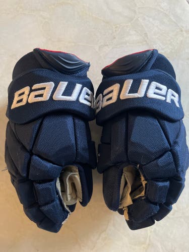 Bauer 14" Vapor 1X Pro Lite Custom Gloves Custom Navy Blue