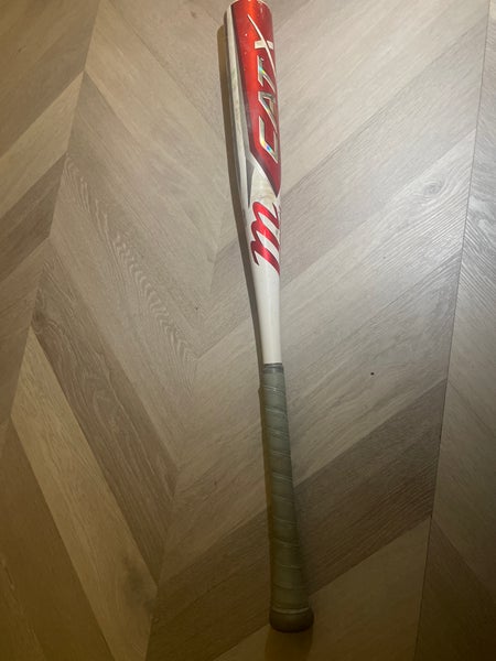Used BBCOR Certified 2022 Marucci Alloy CAT X Bat (-3) 27 oz 30"