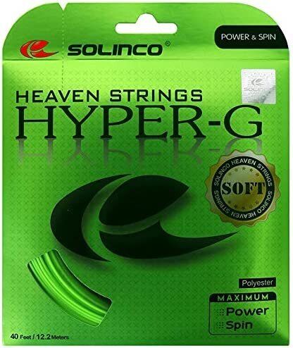 Solinco Hyper-G Soft  Tennis String 2 Pack Set - Best Racquet String for Spin...