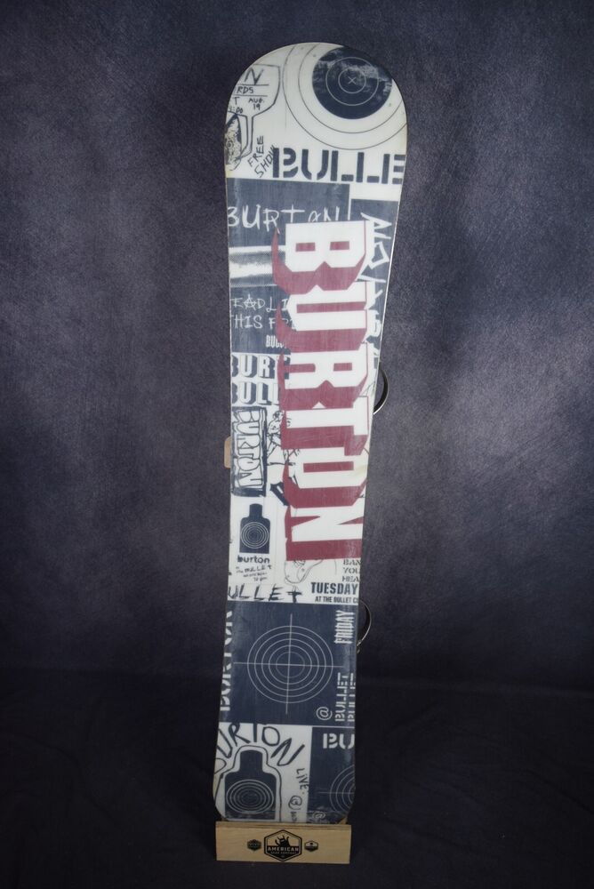 BURTON BULLET SNOWBOARD SIZE 164 CM WITH RIDE EXTRA LARGE BINDINGS