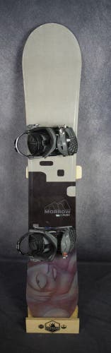 MORROW FURY SNOWBOARD SIZE 163 CM WITH INTERNAL DRIVE EXTRA LARGE BINDINGS