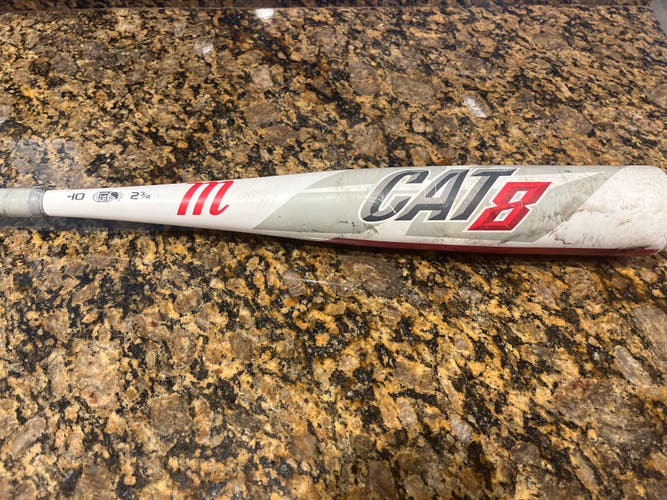 Used USSSA Certified Marucci Alloy CAT 8 Bat (-10) 20 oz 30"