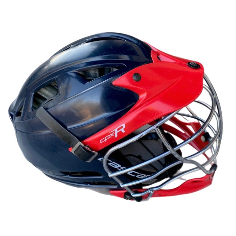 Cascade CPX-R Lacrosse Helmet - Navy/Red - One Size Adjustable