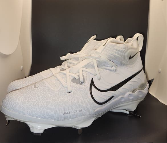 Brand New Men's Nike Alpha Huarache NXT size 12 High top Metal Baseball Cleats