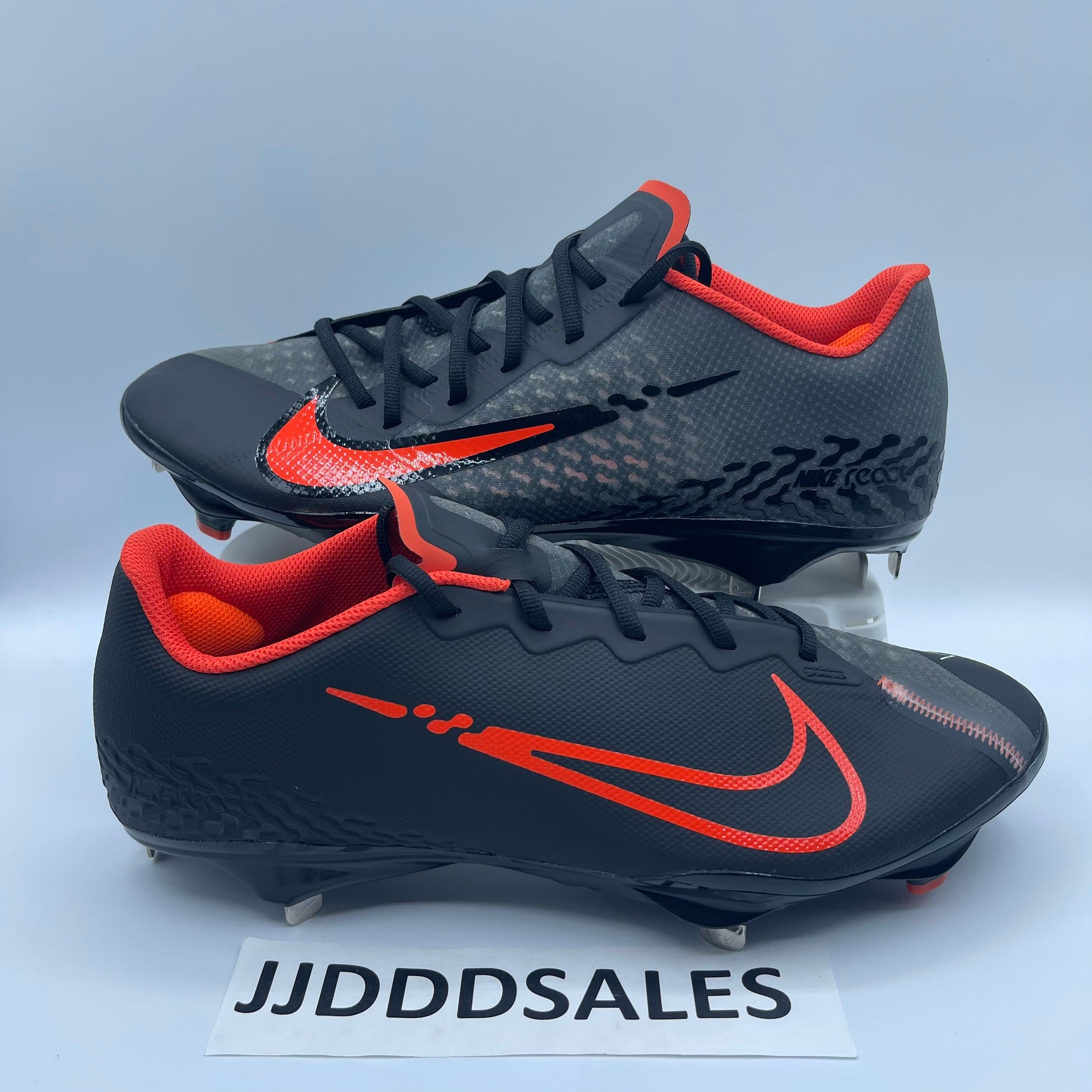 Size 12 Nike React Vapor Ultrafly Elite 4 Black/Orange Baseball Cleat DA0701-003 NIKE REACT VAPOR ULTRAFLY ELITE 4 BLACK TEAM ORANGE DA0701  main image 2
