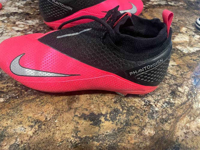 Pink Used Molded Cleats Nike Phantom VSN Cleats