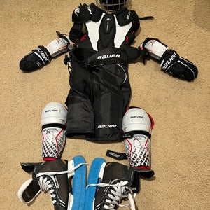 Bauer/Easton Youth Hockey Equipment Set