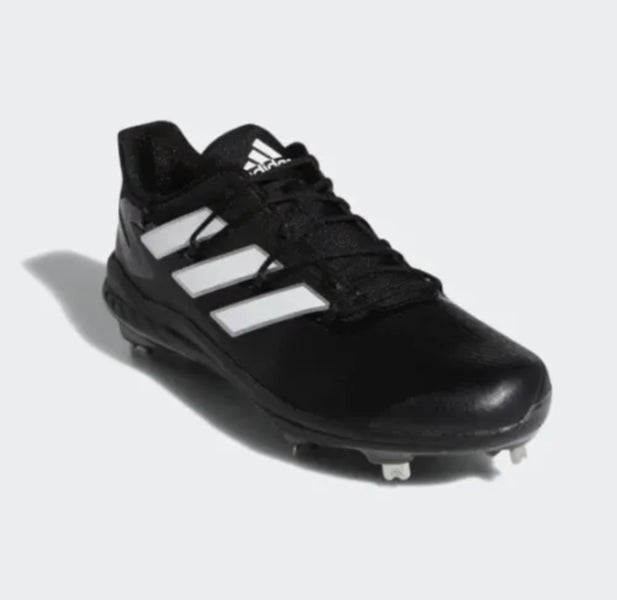 Adidas Adizero Afterburner 8 Men's Metal Baseball Cleats Black: Size 10.5