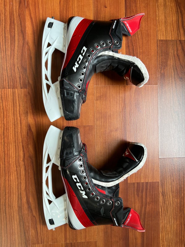 Senior Used CCM JetSpeed FT4 Pro Hockey Skates Regular Width Size 9.5