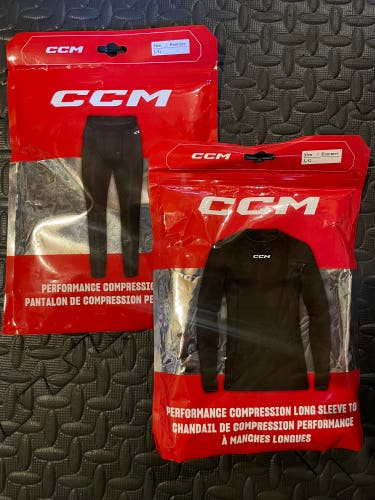Black New Men's CCM Compression