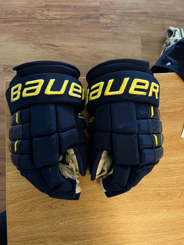 Used Bauer 14" Pro Stock Nexus 2N Gloves