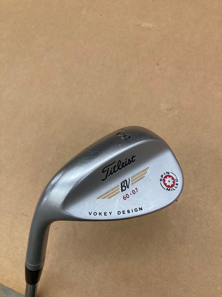 Used Men's Titleist BV Vokey Left Wedge 60 Steel