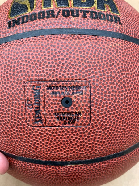 GAME USED AUTHENTIC NBA GAME BASKETBALL vs store spalding nba game ball  comparison & review 