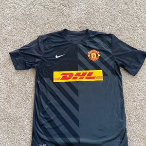 Manchester United Black Used Like New Large Nike Jersey