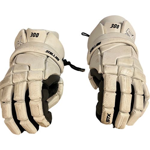 Used Player's STX Large Stallion 300 Lacrosse Gloves