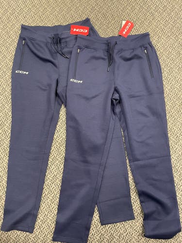 2-Pack CCM Navy Adult Large Tapered Locker Pants