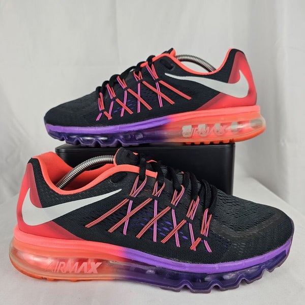 Nike Air Max Black Hyper Punch Grape Running Shoes Womens Sz 11.5 Mens 10 | SidelineSwap