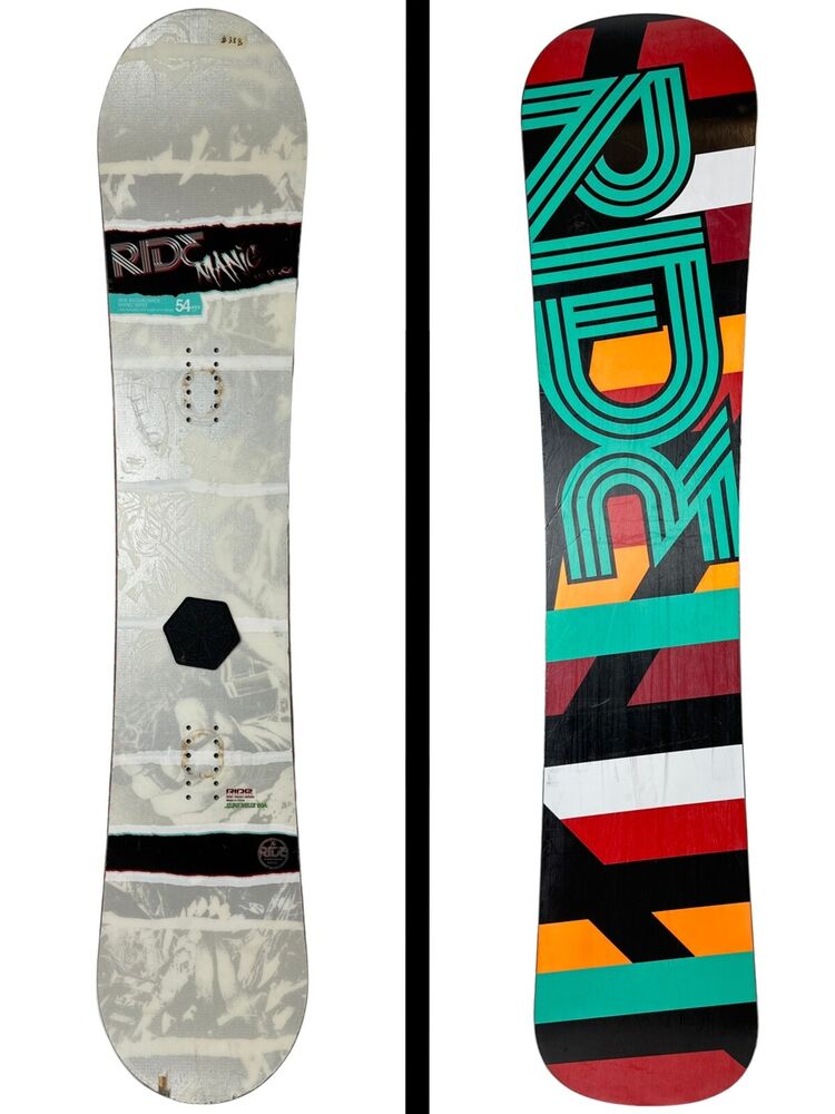 154 WIDE Ride Manic Mens Snowboard #338 | SidelineSwap