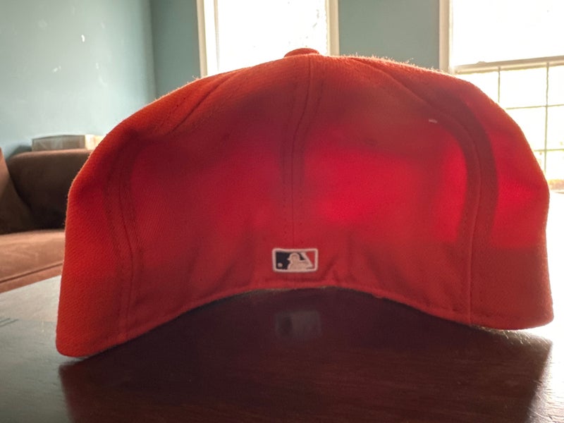 New Era Men's Houston Astros 59Fifty Alternate Orange Authentic Hat