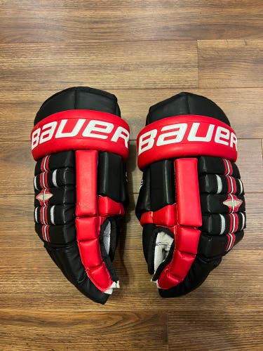 Super Rare Bauer Team Canada Bauer Pro Stock Niedermayer Gloves