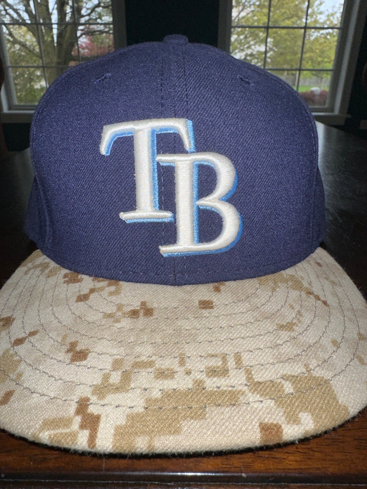 NWOS Tampa Bay Rays New Era Diamond Era Two Toned 59fifty 7 3/4