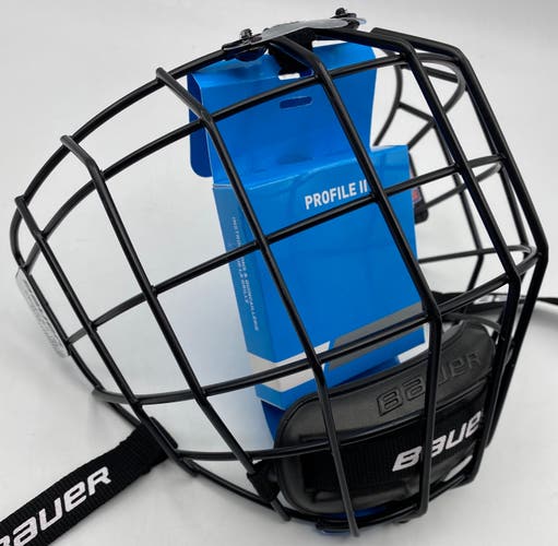NEW Bauer Profile II Cage, Black, Small
