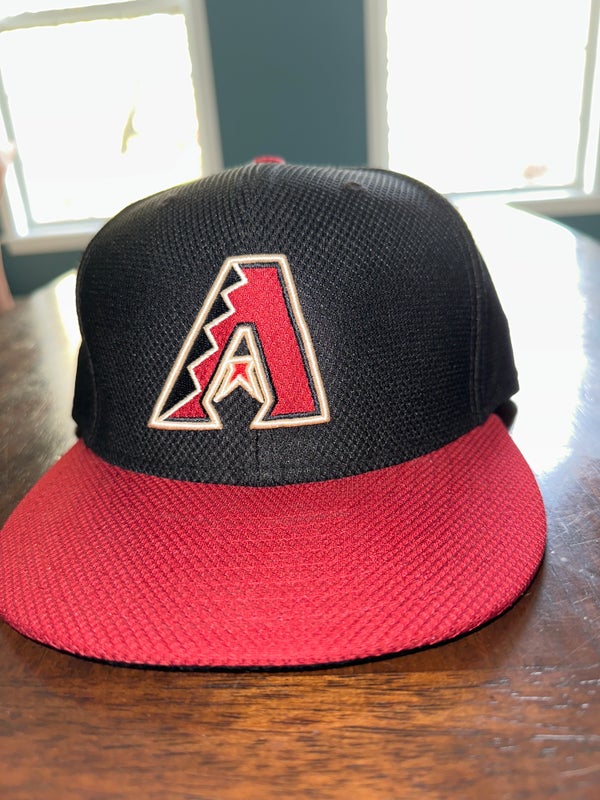 Arizona Diamondbacks Hat New Era 59Fifty Baseball Fitted Cap Black Red  Snake