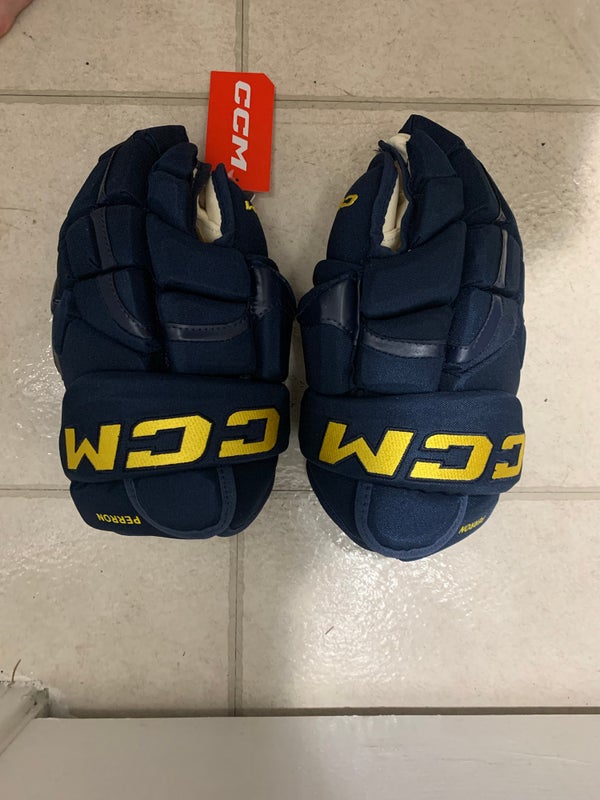 CCM HG10KX St. Louis Blues Gloves - 13” - David Perron Pro Stock