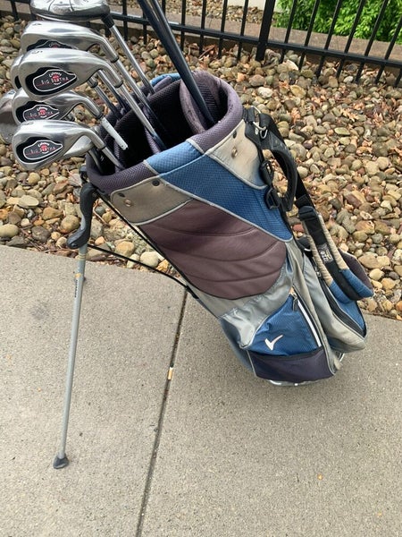 Complete Set of Callaway Golf Cubs + Callaway Stand Bag