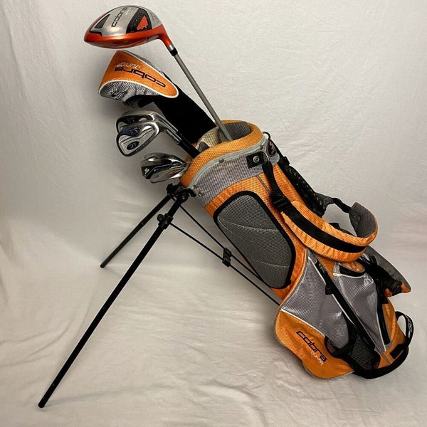 Cobra King JR 7 Club Kids Golf Set Ages 9-12 Orange