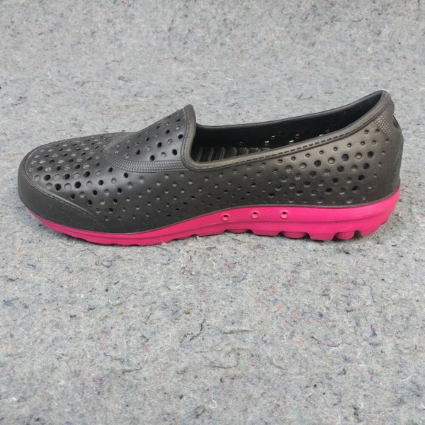 Refinamiento agujas del reloj Ese Skechers H2Go Womens Slip On Shoes Size 8 Water Shoe Rubber Black Pink  14265 | SidelineSwap