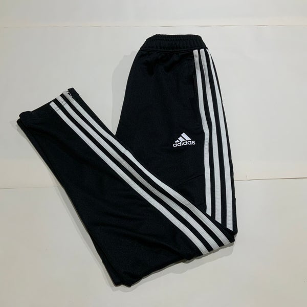 zonsondergang Stam In de naam Adidas Youth Tapered Track Pants - Zipper Ankle & Pockets - Black - Size  Medium | SidelineSwap