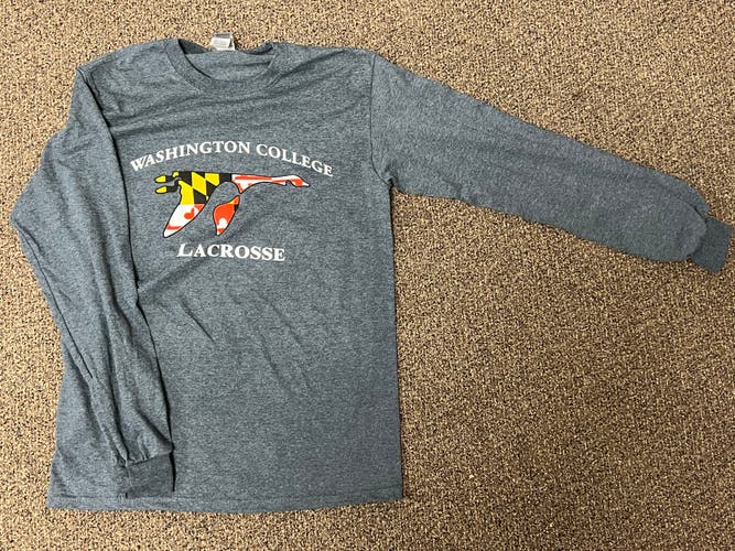 Washington College Lacrosse Long Sleeve T Shirt