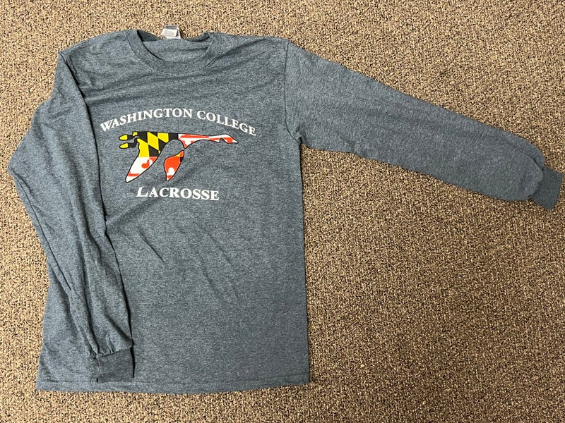 Washington College Lacrosse Long Sleeve T Shirt