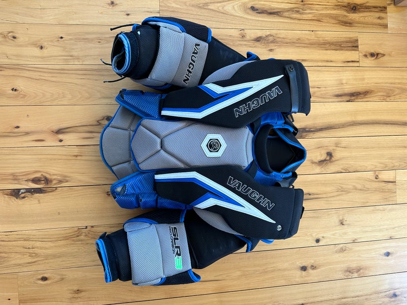 Used Large Vaughn SLR3 Pro Carbon Goalie Chest Protector