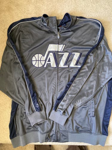 Utah Jazz NBA Warm Up Zip Jacket