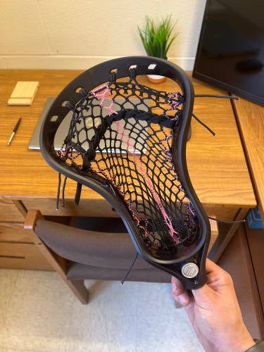 NEW Maverik Tactik Strung With RARE Throne Black Rose Mesh