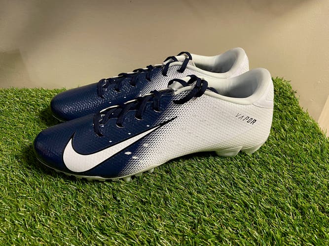 Nike Vapor Untouchable Speed 3 Men's Size 15 Football Cleats Navy AO3034-107 NEW