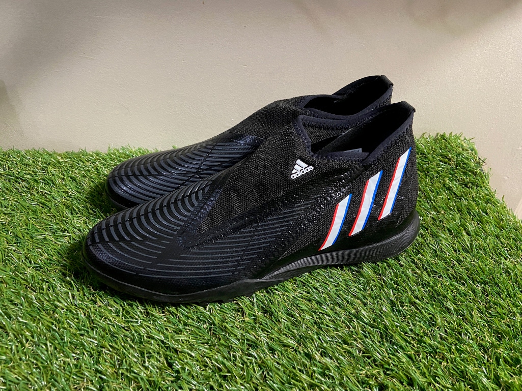 Adidas Men's Predator Edge.3 LL TF Turf Black Soccer Shoes GX2631 Size 9.5 NEW