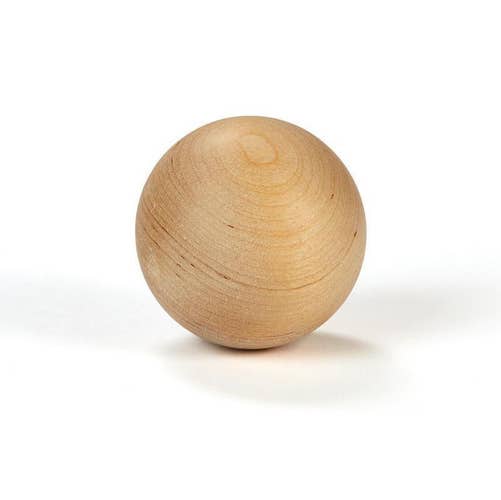 New! Swedish Wood Stickhandling Ball - Best for Off-Ice Training!