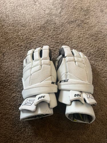 Used STX 12" Stallion 300 Lacrosse Gloves