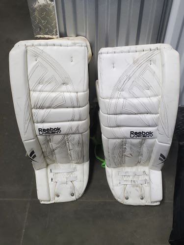 Used 34" Reebok Larceny Goalie Leg Pads