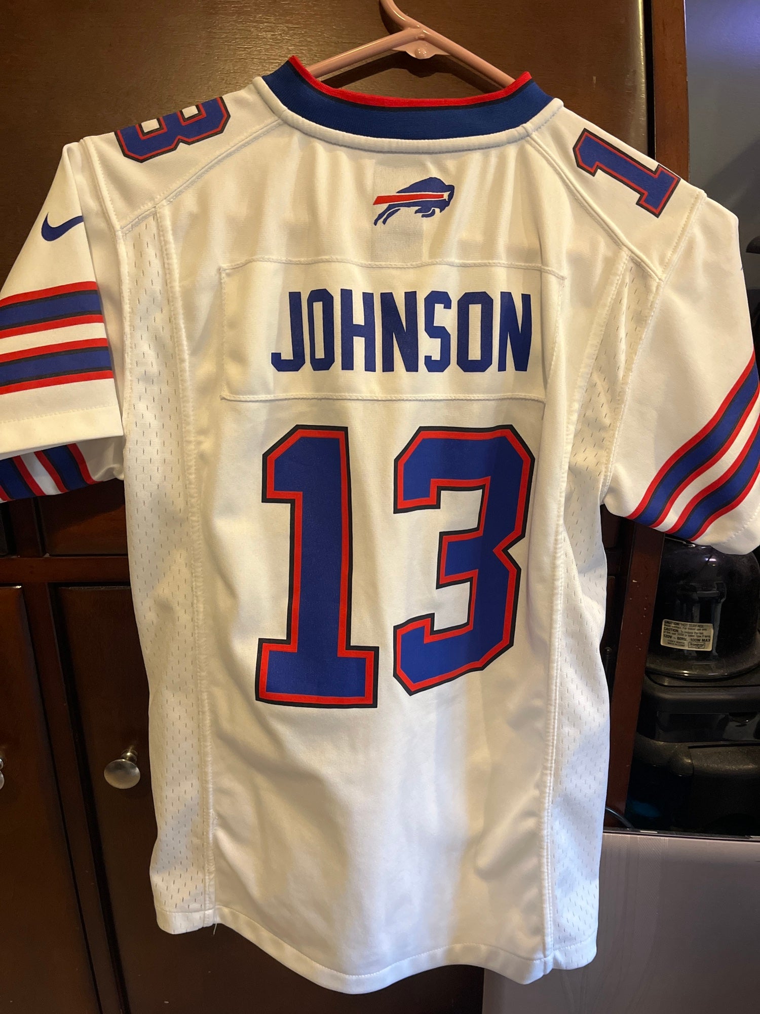 NWT Nike NFL Blue Buffalo Bills Jersey #13 Size L Steve Johnson Women’s  Football