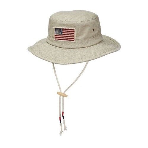 Dorfman Pacific USA Bucket Golf Hat - Pick Size - KHAKI